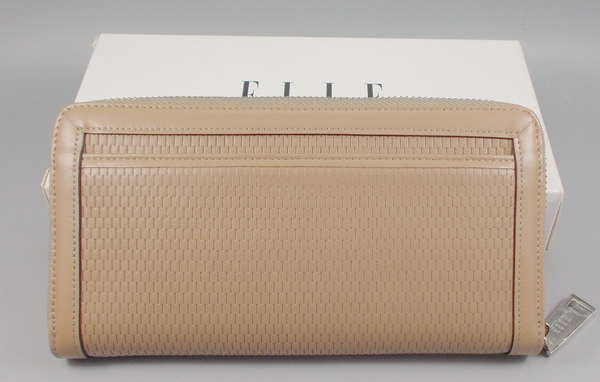 กระเป๋าสตางค์ ELLE เบจ ใหม่ แท้