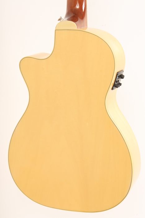 Luna Guitars Fauna Hummingbird Parlor Acoustic-Electric Guitar Quilted Maple with Clear Finish