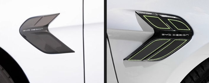 สติกเกอร์แต่งข้างรถ สติกเอร์สะท้อนแสง แต่งรถ BYD Seal ราคาถูก