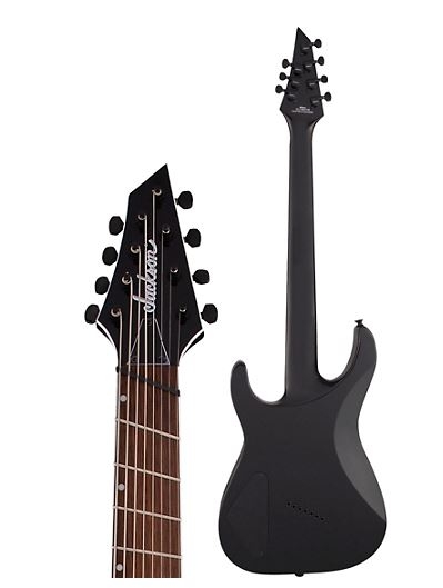 Jackson X Series Soloist Arch Top SLATX8Q MS 8-String Multi-Scale Electric Guitar Transparent Black Burst