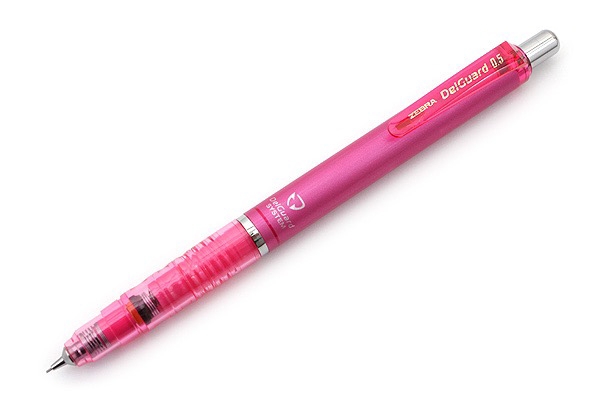 ดินสอกด Zebra Delguard 0.5 ดินสอคงกระพัน ไส้ดินสอไม่หัก (สีชมพู) Japan