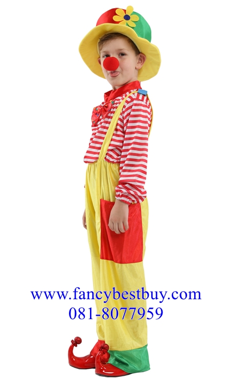 ชุดแฟนซีตัวตลก ชุดโบโซ่ BOSO Costume มีขนาด L