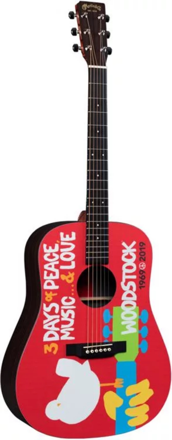 Martin DX Woodstock 50th Anniversary - Woodstock Design