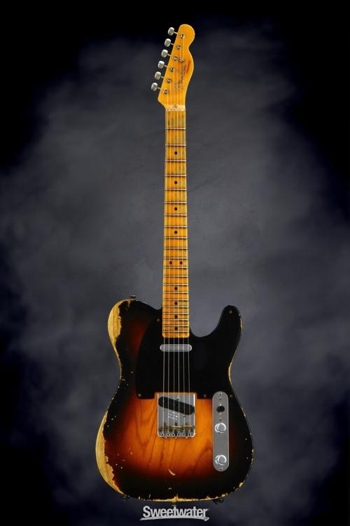 Fender Custom Shop 1951 Time Machine Heavy Relic Telecaster - Faded 2-color Sunburst, 2016