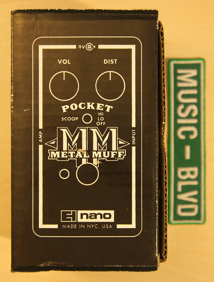 Electro-Harmonix Nano Pocket Metal Muff Distortion Guitar Effects Pedal