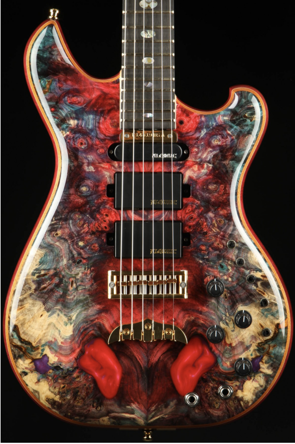 Alembic Further 6 Buckeye Burl - Resin Top