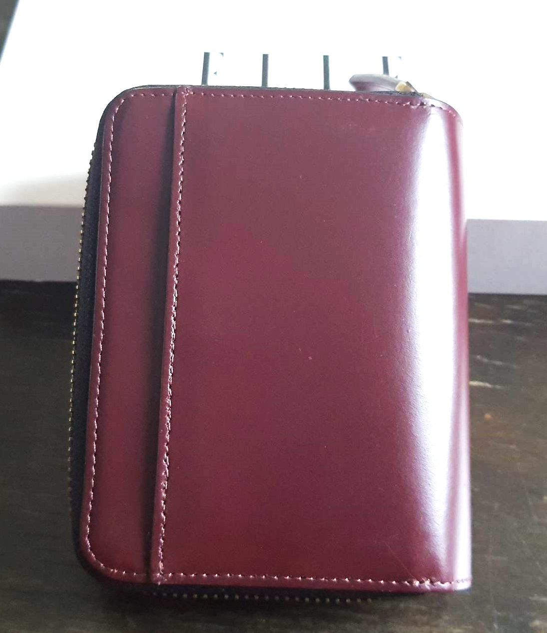 กระเป๋าสตางค์ ELLE เปลือกมังคุด ใหม่ แท้