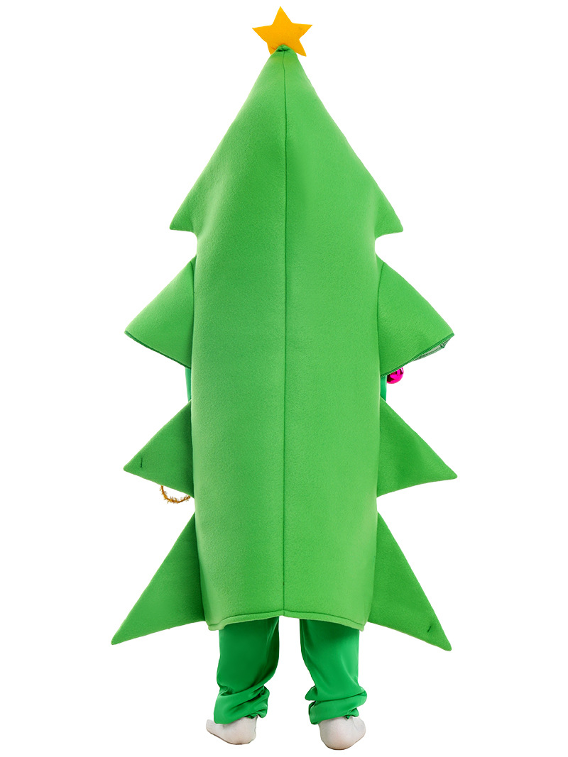 ชุดคริสมาส แบบชุดต้นคริสมาส Christmas Tree Costume สำหรับ เทศกาลวันคริสมาส ขนาด S-M 105-125 , L-XL 125-135