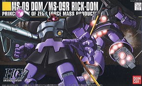 HGUC 1/144 59 Dom/Rick-Dom 1700y