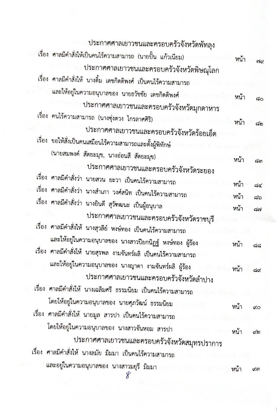 กฎหมายออกใหม่ 41/66 ประกาศกระทรวงมหาดไทย การเสียสัญชาติฯ ประกาศกรมสรรพสามิต ฉ.10 - 13 ประกาศศาลเยาวชนและครอบครัวกลาง..