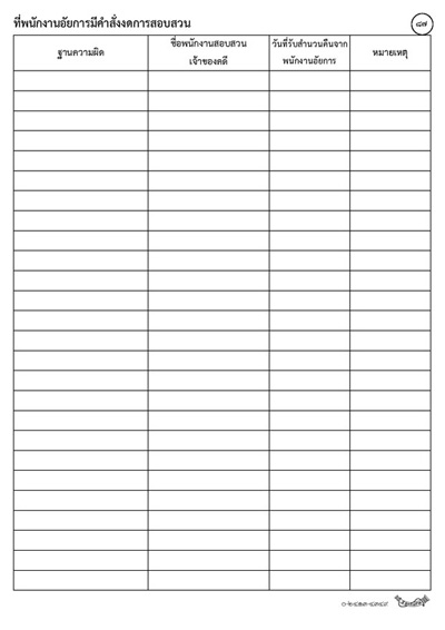 สมุดเก็บสำนวนการสอบสวนที่พนักงานอัยการมีคำสั่งงดการสอบสวน (ส56-78)