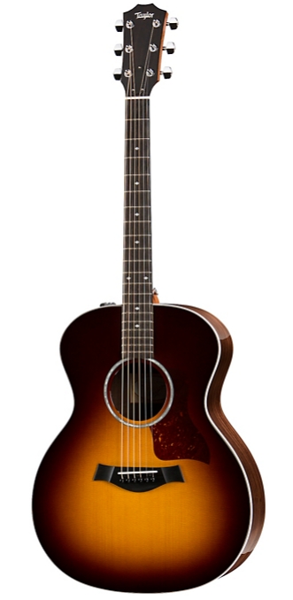 Taylor 214e DLX Grand Auditorium Acoustic-Electric Guitar Tobacco Sunburst