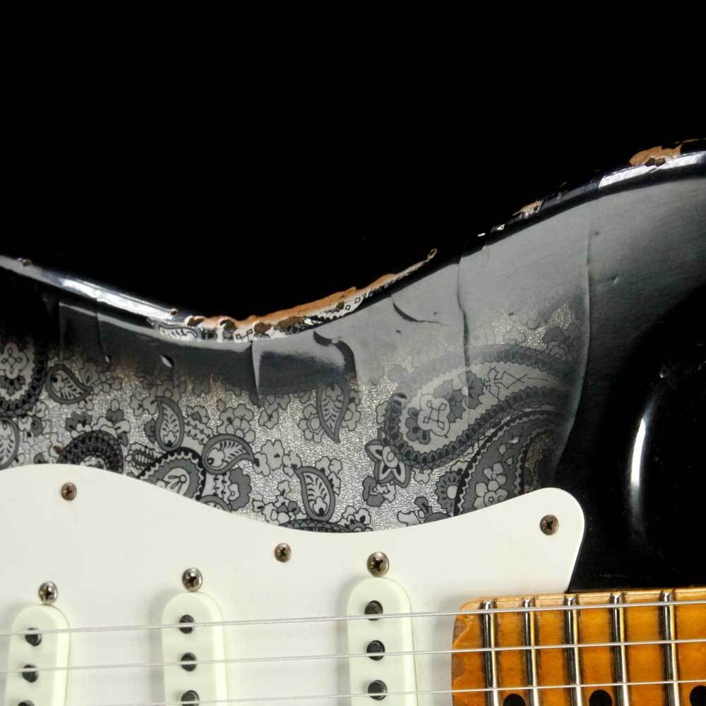 Fender Custom Shop Paisley Mischief Maker Stratocaster - Heavy Relic Black Paisley