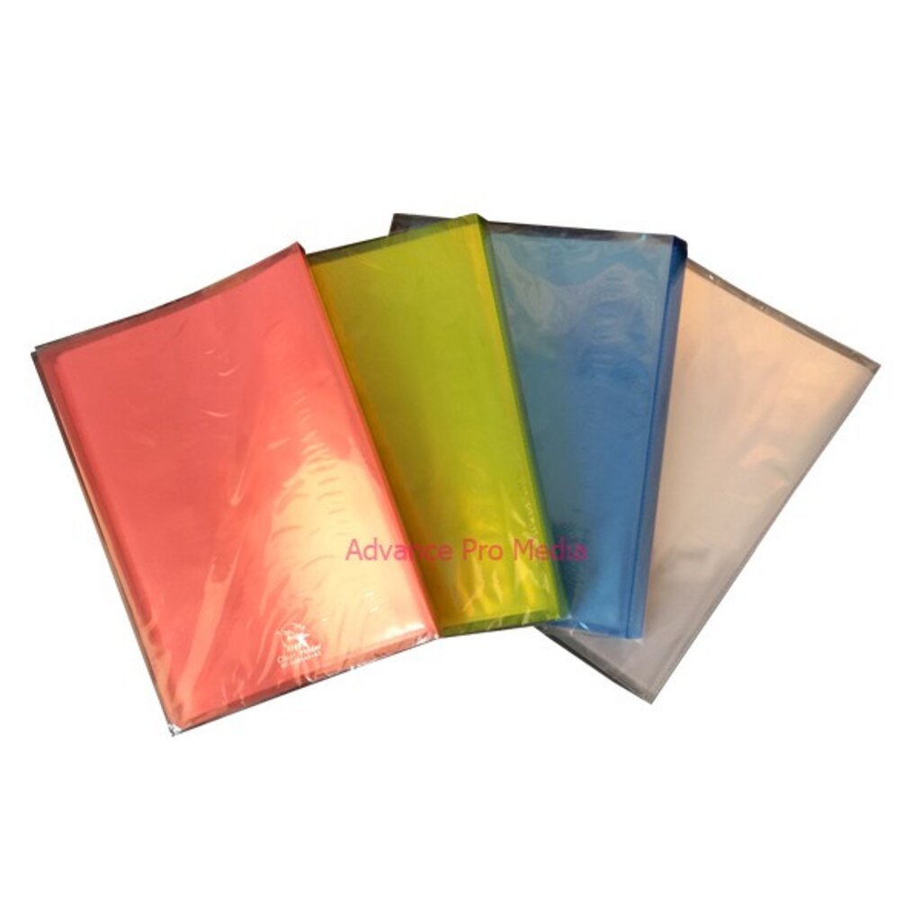 Flamingo แฟ้มโชว์เอกสาร 9084-A5 (40ไส้ มีให้เลือก 4 สี) ขนาด 16×22.5 ซม. ( A5) ** สอดปกด้านหน้าได้ **
