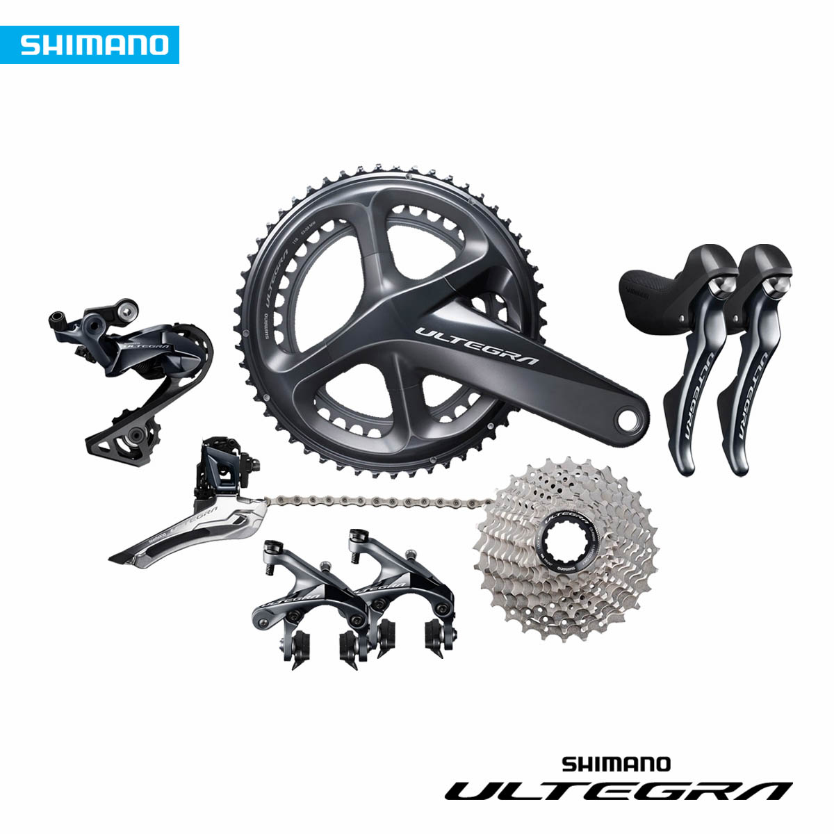 [หมด] ชุดเกียร์ Shimano Ultegra R8000 Groupset Rim Brake