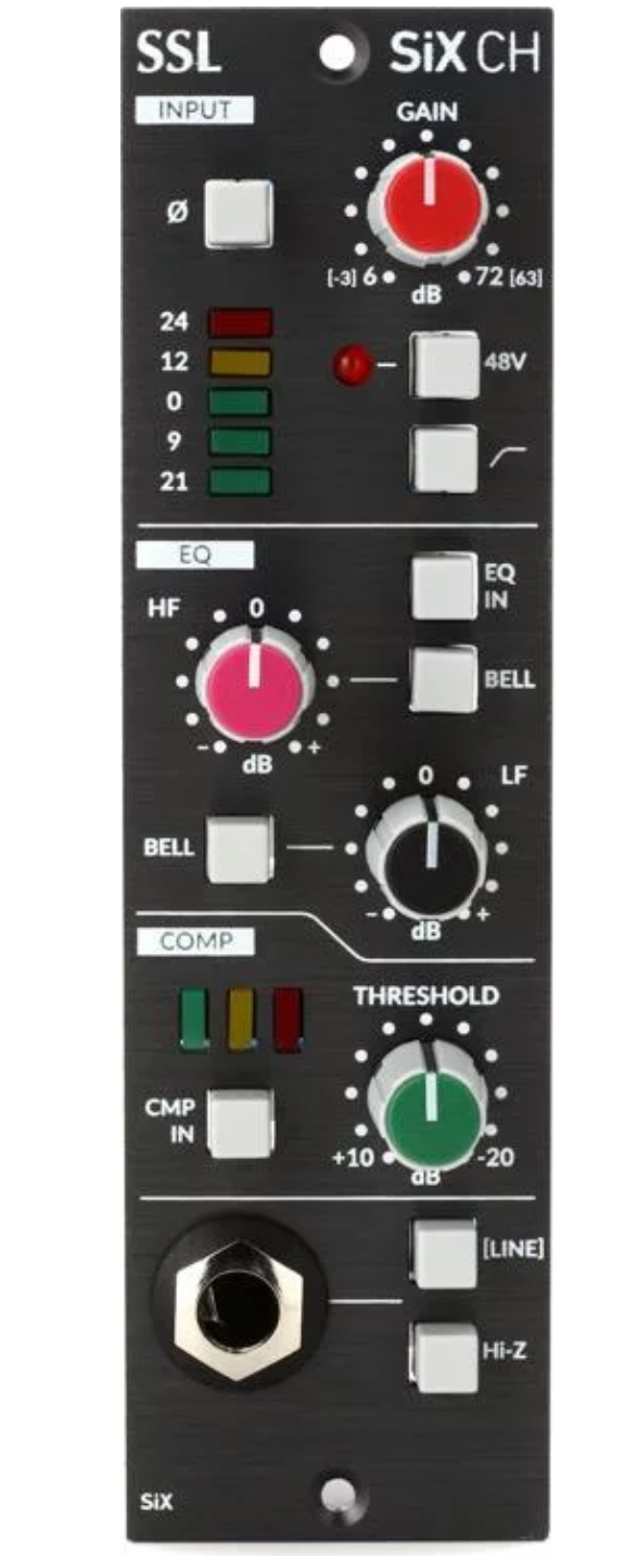Solid State Logic SiX Channel 500 Series Channel Strip