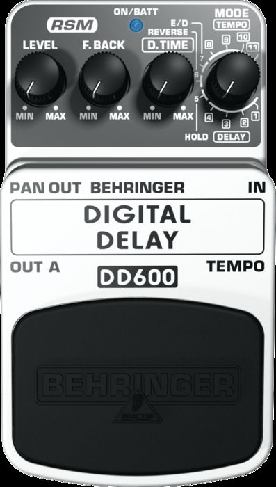 Behringer Digital Delay DD600 Guitar Effects Pedal