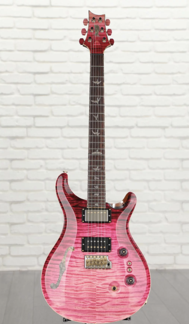 PRS Private Stock #9468 Custom 24 Semi-hollow Electric Guitar - Raspberry Dragon's Breath