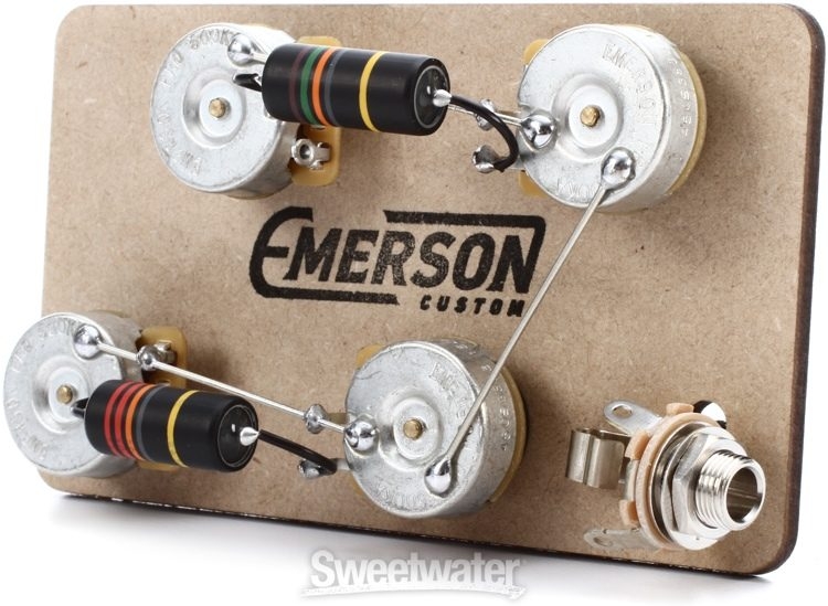 Emerson Custom Prewired Kit for Gibson Les Paul Guitars - Long Shaft