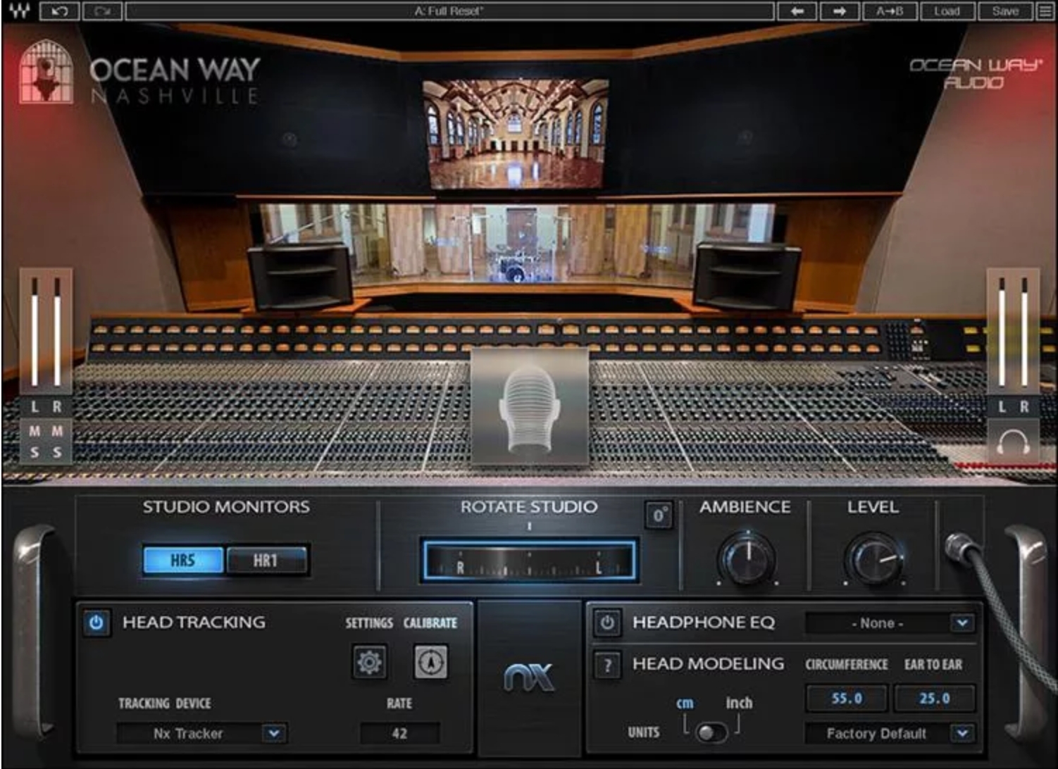 Waves Nx Ocean Way Nashville Virtual Mix Room Plug-in
