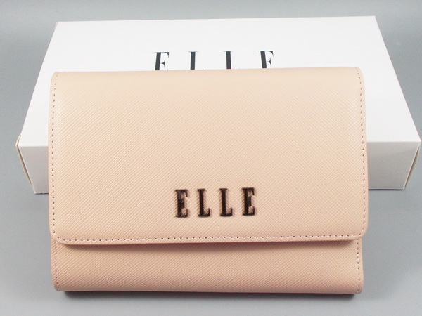 กระเป๋าสตางค์ ELLE เบจ ใหม่ แท้