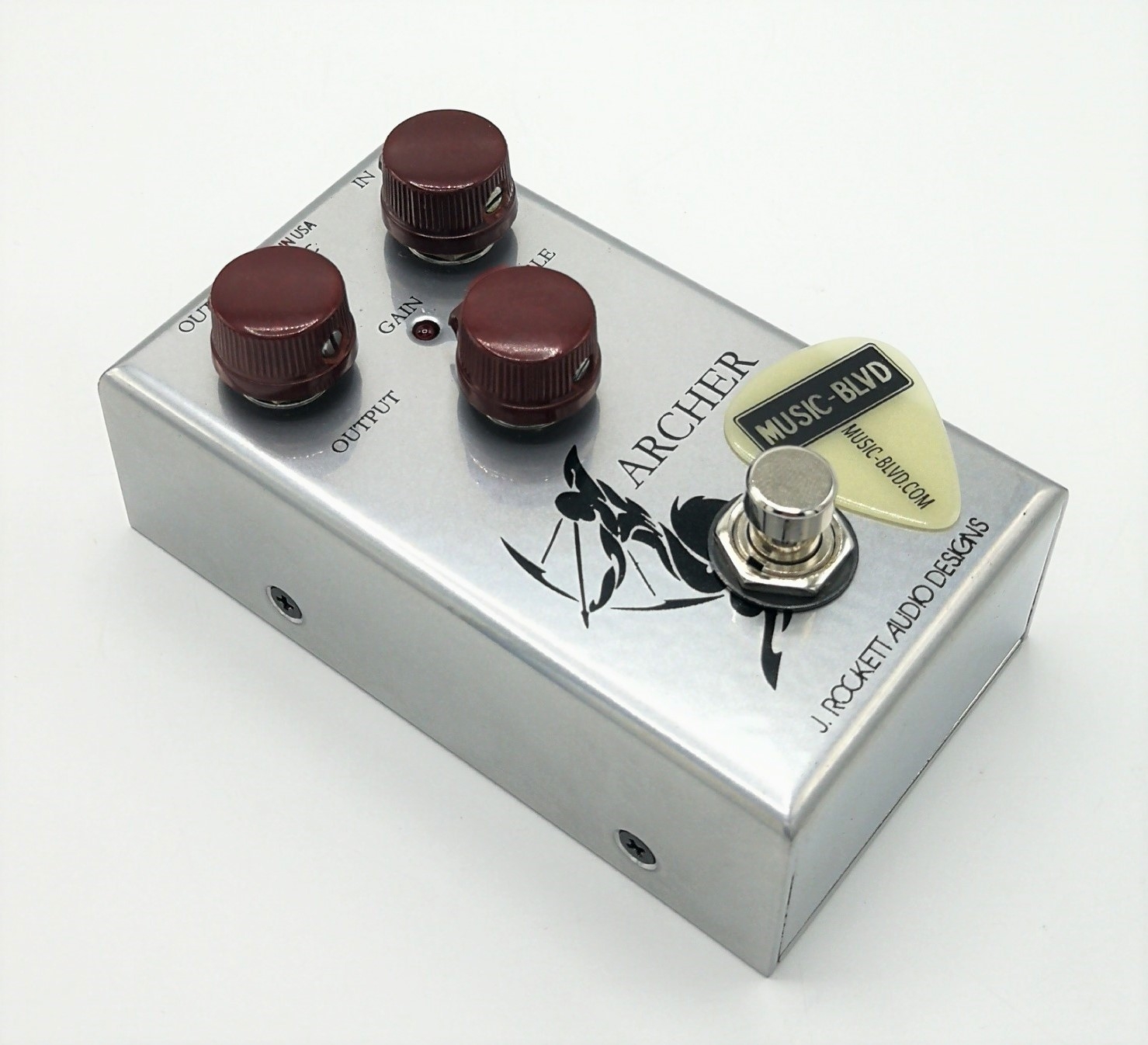 Rockett Pedals Archer Boost Overdrive Guitar Effects Pedal