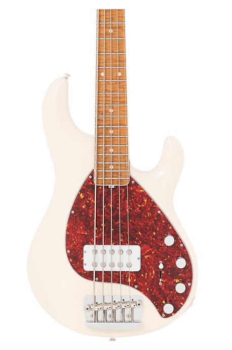 Ernie Ball Music Man 30th Anniversary StingRay5 Five-String Electric Bass Guitar - Transparent Buttercream