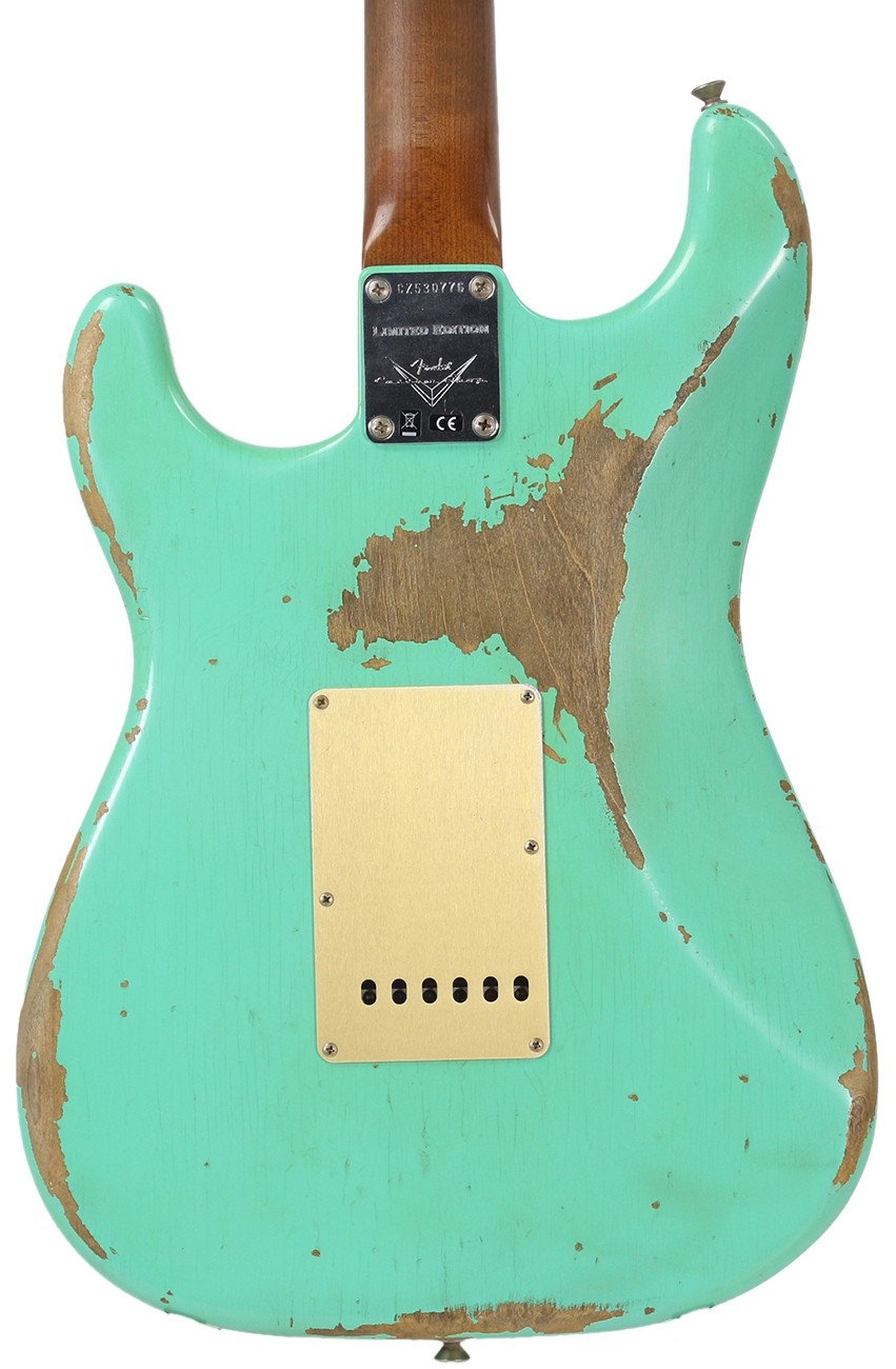 Fender Custom Shop 1959 Heavy Relic Stratocaster - Aged Sea Foam Green - NAMM