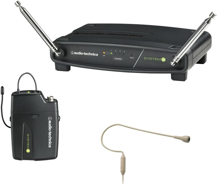 Audio-Technica ATW-901/H92-TH System 9 VHF Wireless Headset Microphone System 169.505 - 171.905 MHz