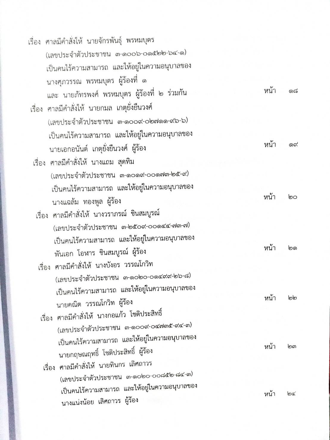 กฎหมายออกใหม่ 13/63 ประกาศกระทรวงมหาดไทย พ้นตำแหน่งฯ ประกาศศาลเยาวชนและครอบครัวกลาง สมาคม - มูลนิธิ