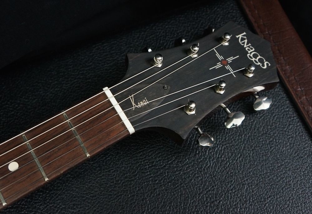 Knaggs Guitars Tier 3 Kenai Double Purf in Ocean Blue & Ice Blue Blue