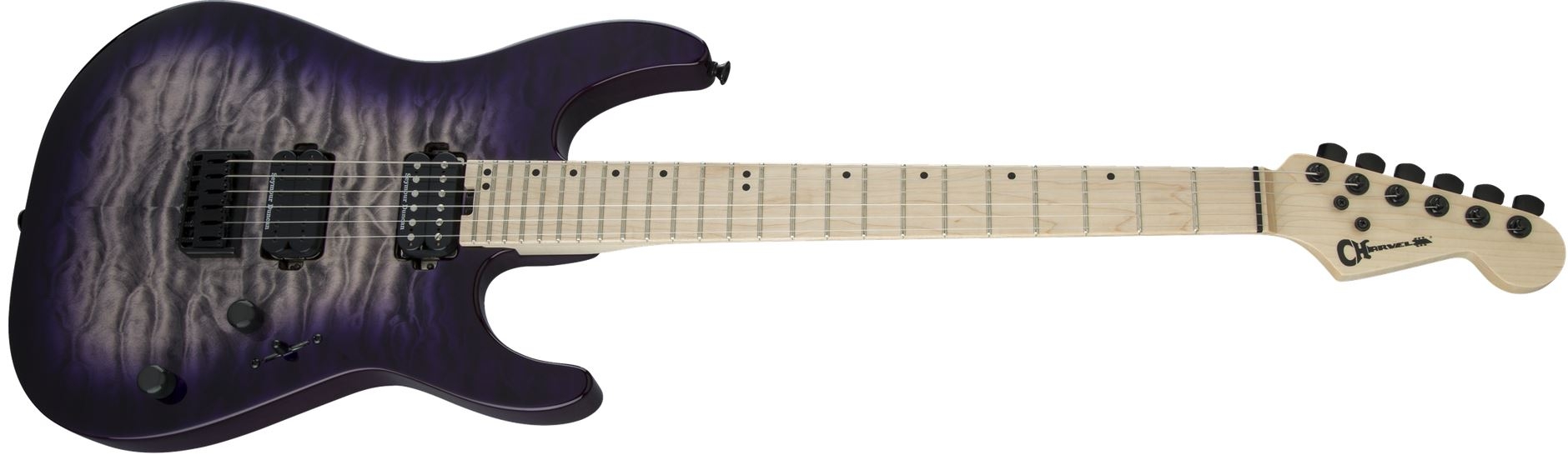 charvel Pro-Mod DK24 HH HT M QM PURPLE PHAZE