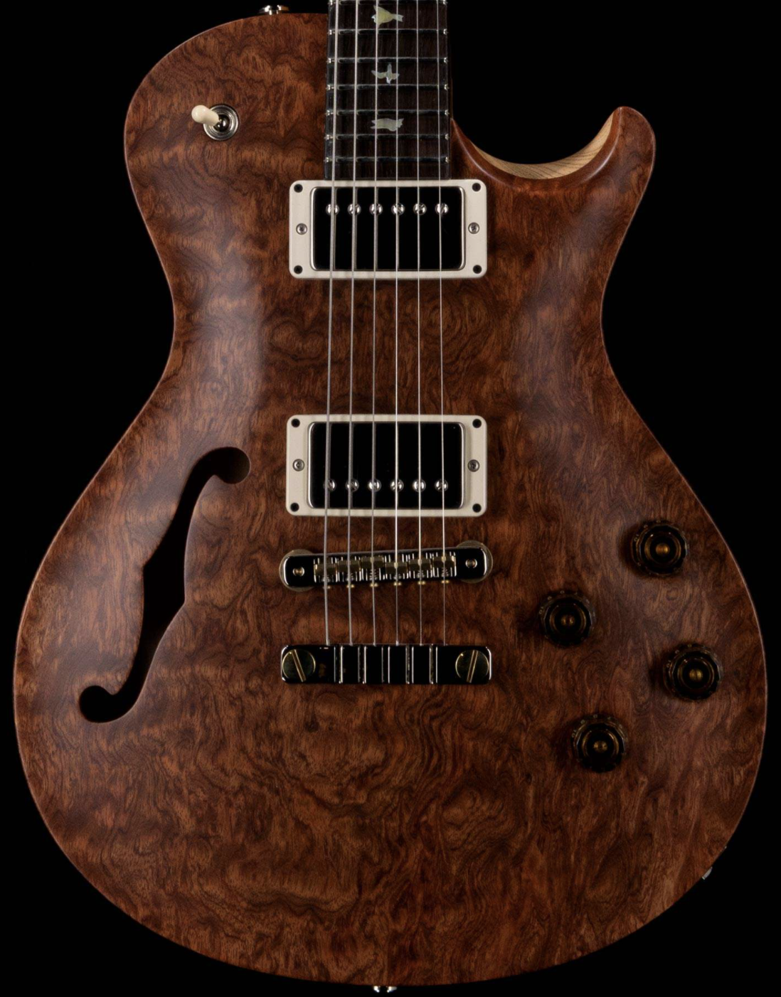 PRS Private Stock 9071 Singlecut 594 Semi-Hollow Bubinga Top Brazilian Rosewood Board Satin