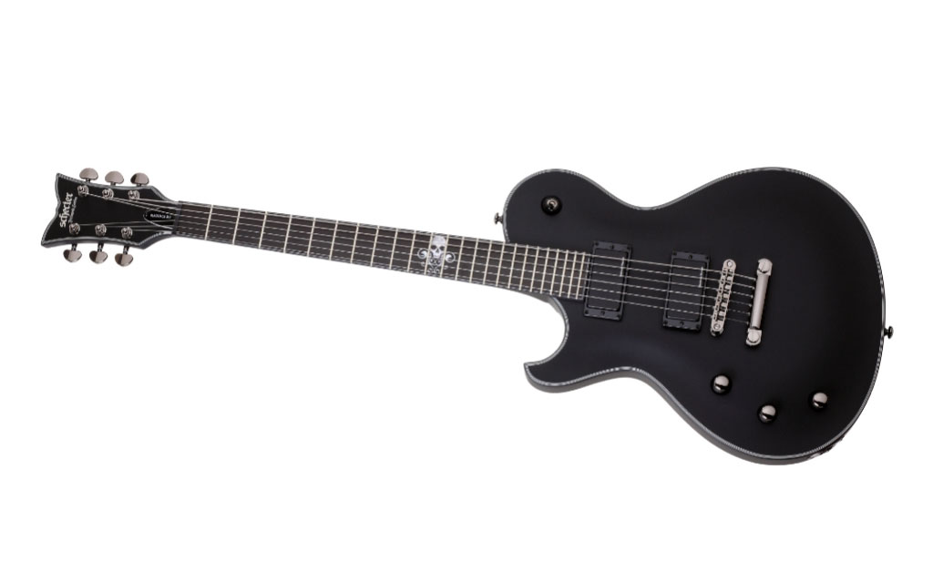 Schecter Guitar Research Blackjack SLS SOLO Active Left-Handed Electric Guitar Satin Black