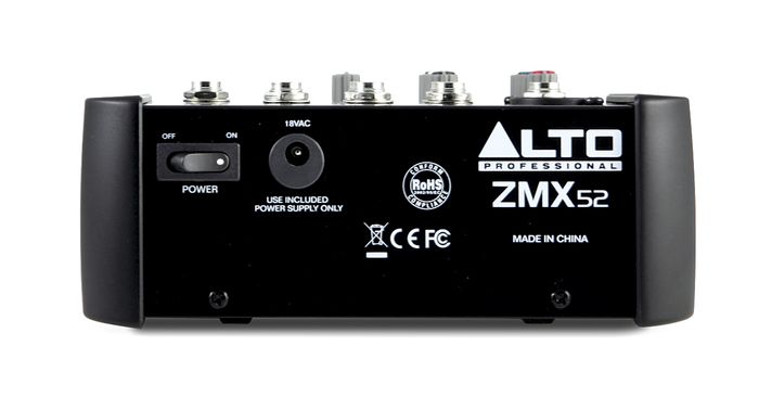 Alto Zephyr Series ZMX52 5-Channel Compact Mixer