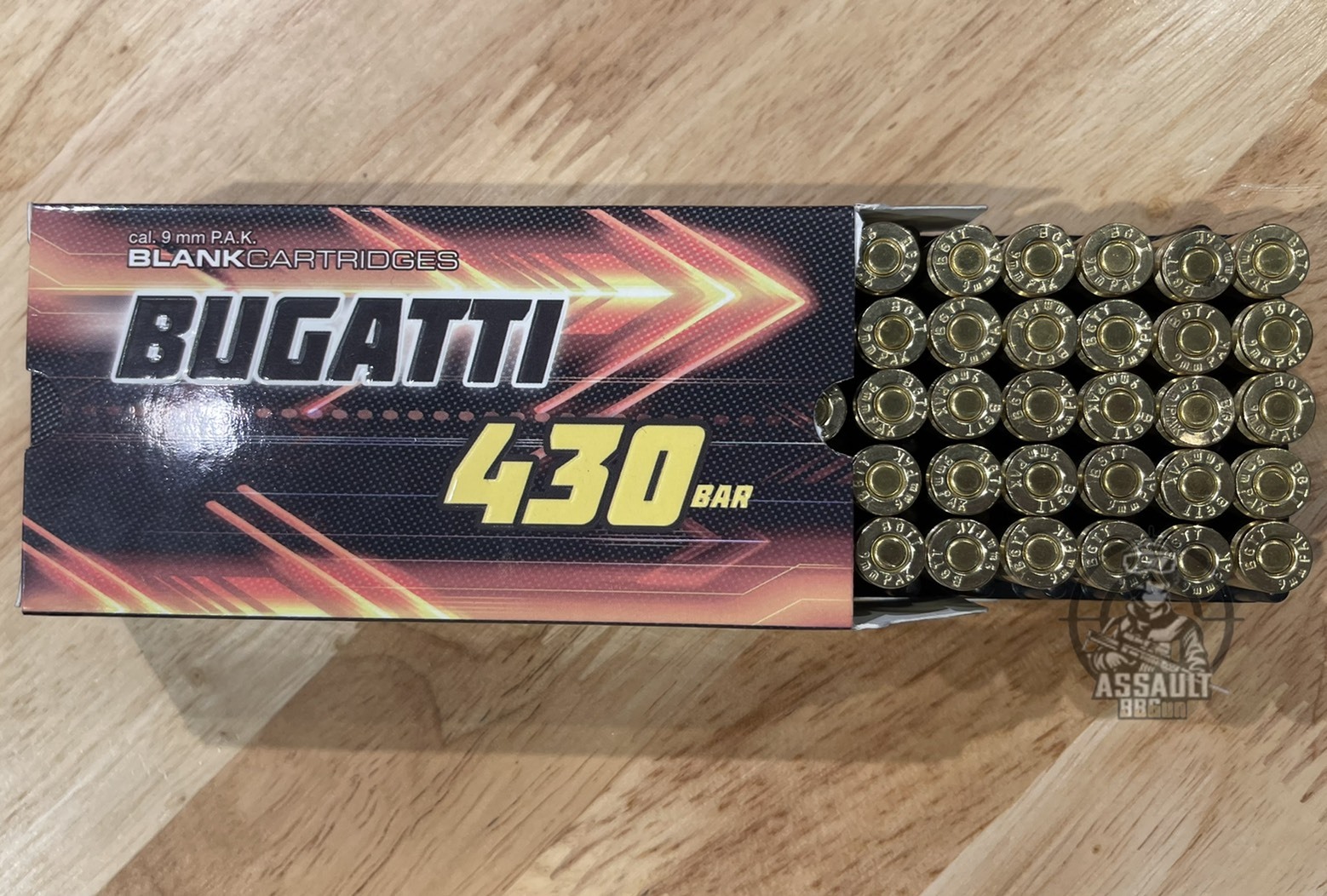 Bugatti 9mm P.A.K. ( 50นัด)
