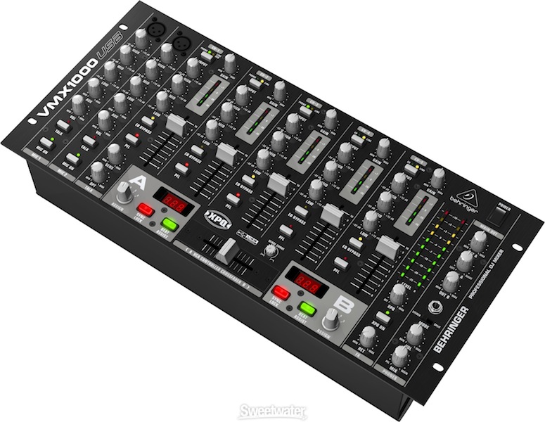 Behringer Pro Mixer VMX1000USB 5-channel DJ Mixer