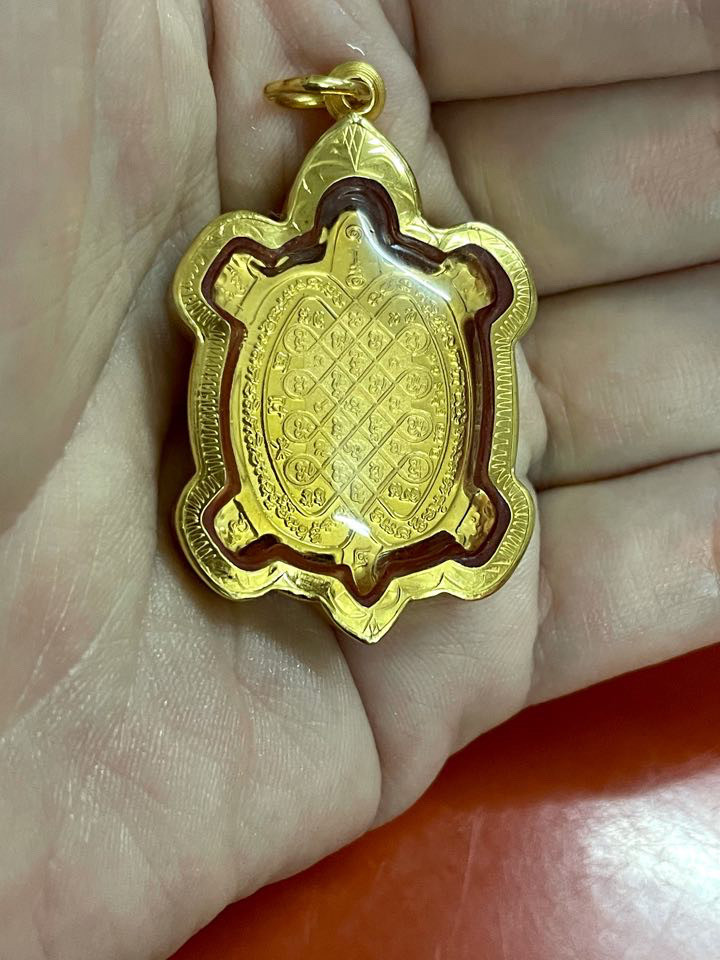 จี้พระ หลวงปู่หลิว กรอบทองแท้