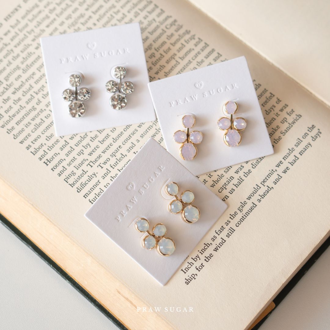 Swarovski Chandelier Earrings - ต่างหูคริสตัลทรงระย้า