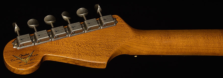 Fender Custom Shop 2017 Limited Roasted Dual-Mag Stratocaster Relic - Aged Black