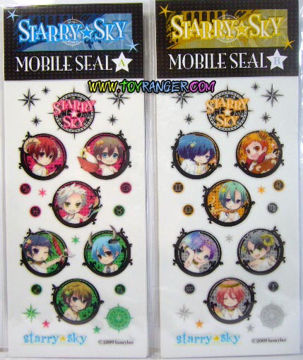 สติ๊กเกอร์นูนติดมือถือ Starry Sky A & B (แท้)