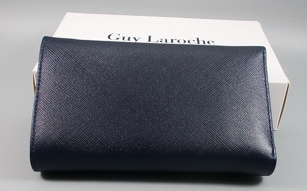 กระเป๋าสตางค์ Guy Laroche กรมเมทาลิก-ดำ ใหม่ แท้