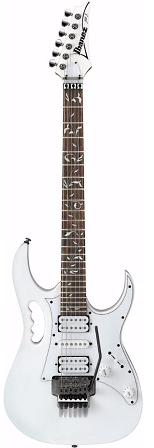 Ibanez JEMJR Steve Vai Signature JEM Series Electric Guitar White