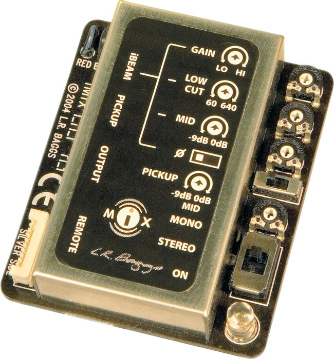 LR Baggs Internal Preamp/Mixier with Element and Ibeam Pickups and Remote Control II