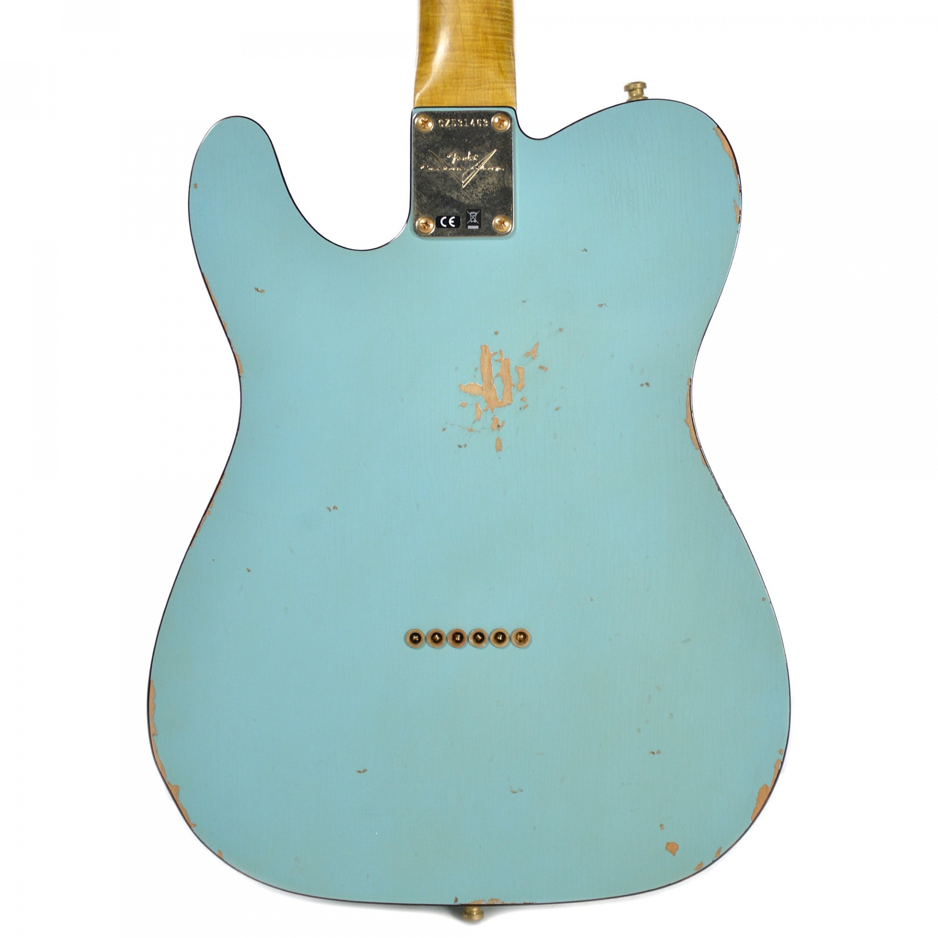 Fender Custom Shop American Custom Telecaster Relic RW - Aged Daphne Blue CME Spec