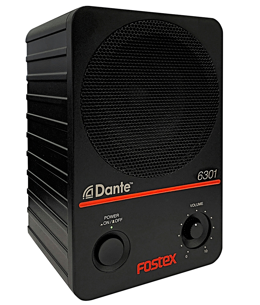 Fostex 6301DT 4 Powered Studio Monitor with DANTE