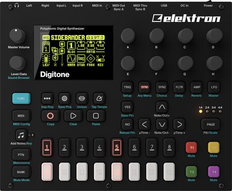 Elektron Digitone 8-voice Digital Synth w/ sequencer