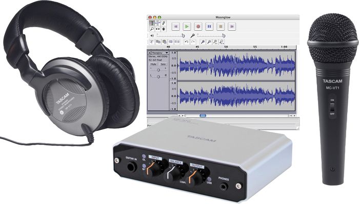 TASCAM TrackPack X1 Bundle with US-100