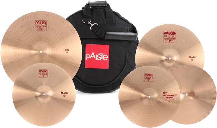 Paiste 2002 Bonham Cymbal Set with 24 in. Cymbal Bag
