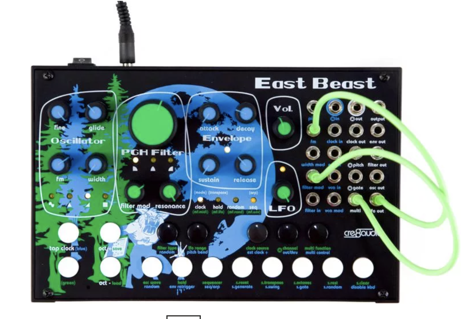 Cre8audio East Beast Semi-modular Analog Synthesizer